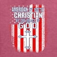 thumbnail image 6 of Wild Bobby, American by Birth Christian by The Grace of GOD Inspirational/Christian Men Long Sleeve Shirt, Vintage Heather Red, X-Large, 6 of 6