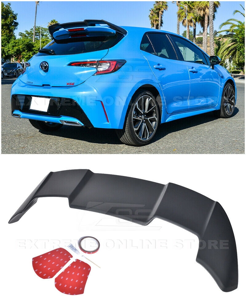 ABS Rear Roof Factory Style Spoiler Wing for 2019-2021 Toyota Corolla No Color 
