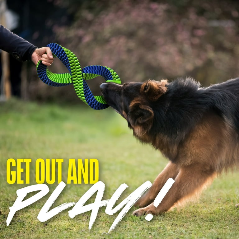Nerf Hond Gevlochten Nylon Infinity Sleepspeelgoed, 30 cm duurzaam