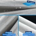 thumbnail image 3 of Holthly SUV Car Cover Waterproof All Weather for Automobiles,B8 Fit SUV Length UP to 181 inch,Silver, 3 of 7