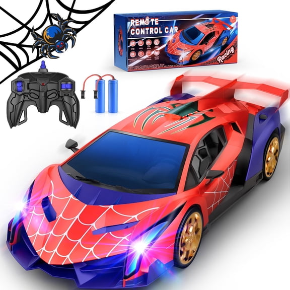 Coche de control remoto ZIROKAY Spider 1:16 con linternas de 2,4 GHz