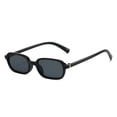 thumbnail image 5 of Vintage Small Square Frame Glasses Retro Sunglasses Trendy Eyewear Rectangle Sun Glasses UV400 Shades Men Women Eyepiece, 5 of 9