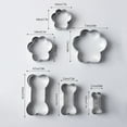 thumbnail image 5 of WUYVCG Clearance: Save $5 Cookie Cutters 6 Pcs Bone and Dog Footprints Cookie Cutters Set Stainless Cutters Dog Cookie Cutter Dog Cutters for Homemade and Baking Biscuit Moulds -New Arrival, 5 of 7