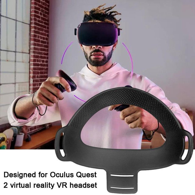 Correa para auriculares Cojín para auriculares VR Professional para Oculus Quest 2 Headband Strap Access JShteea Nuevo