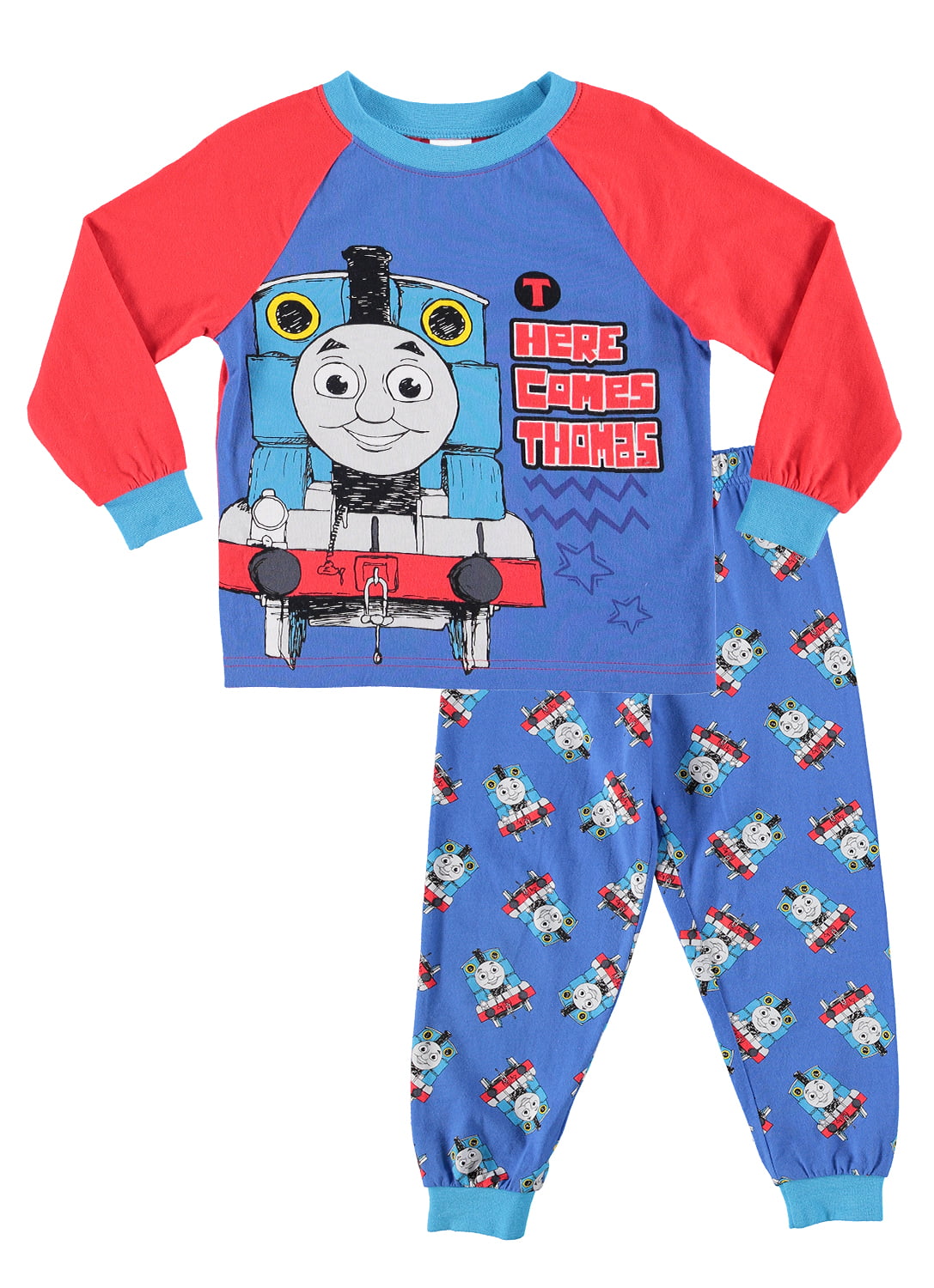 Thomas & Friends Toddlers Sleepwear | Cotton Boys 2-Piece Pajama Set ...