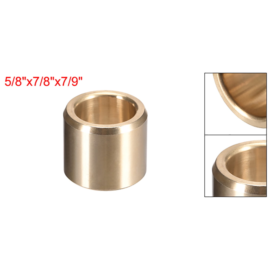 16mm Bore x 22mm OD x 25mm Length Sintered Bronze Bushings uxcell Self-Lubricating Bearing Sleeve 