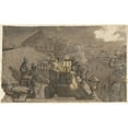 thumbnail image 2 of Charles Christian Nahl 18x13 Black Ornate Wood Framed Double Matted Museum Art Print Titled - View of Cassel (1832), 2 of 5