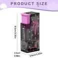 thumbnail image 3 of 1 Pc Family Floss Pick Dispenser Set with 10 Dental Floss Picks, Refillable Travel Floss Container & Toothpick Holder, Portable Floss Sticks Kit for Adults, 1.42x0.98x3.35 Inch, Pink, 3 of 5