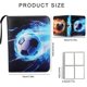 thumbnail image 3 of Football Trading Card Book 400 Pockets for Collectors Trading Cards Holder Football Card Organizer with Handle Strap, 3 of 4
