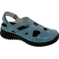 thumbnail image 2 of Women's Drew Smiles Closed Toe Slingback Blue Microdot Leather 7 W, 2 of 2