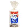 Husky 10 ft. x 100 ft. Clear 0.7 mil Perforated Drop Cloth (4-Pack)
