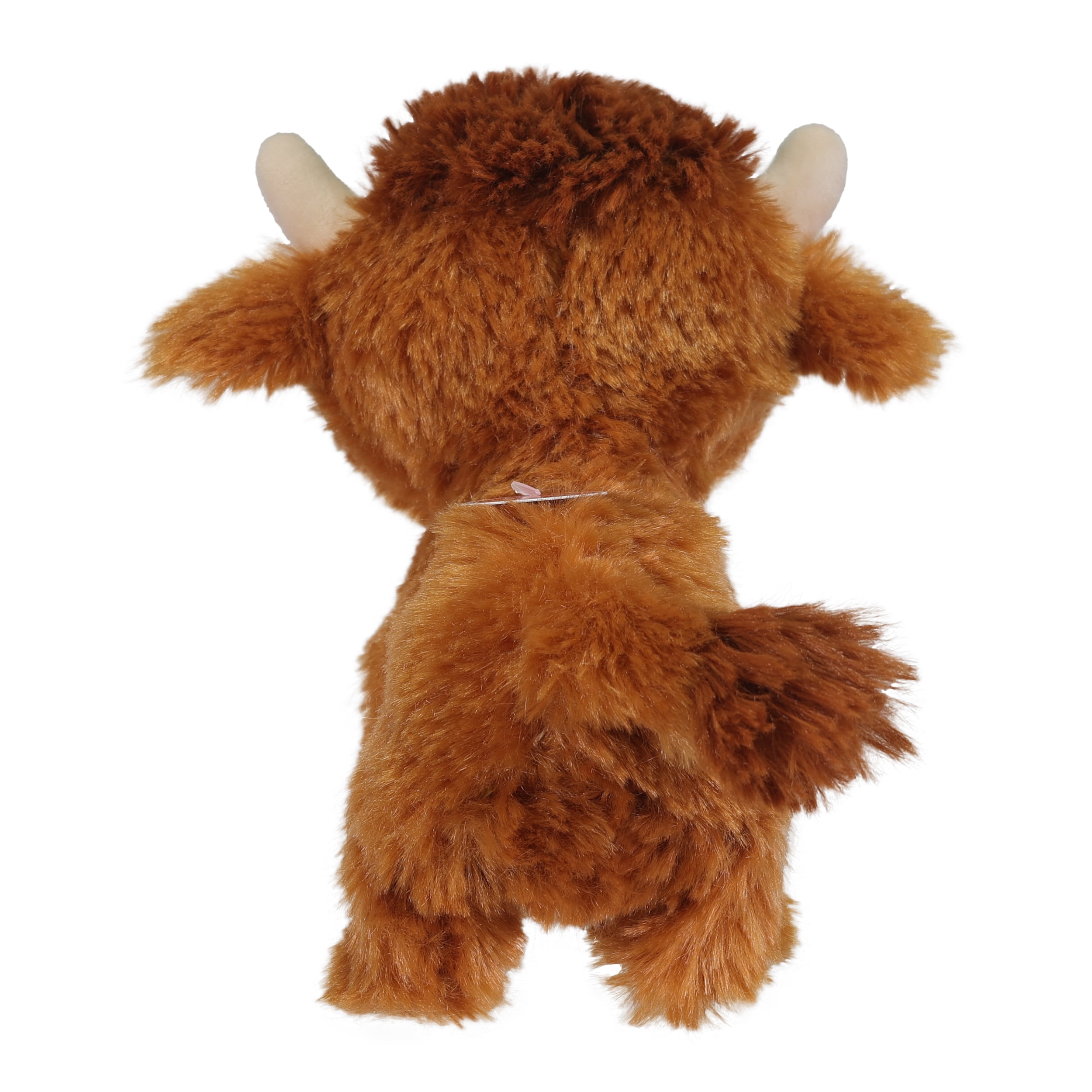 Kid Connection-Mini Walking Pet Brown Highland Cow 6inches