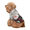 thumbnail image 5 of Haiem Christmas Snowman With Hat for Winter Dog Hoodie Sweatshirts with Pockets Warm Dog Clothes for Small Dogs Chihuahua-Large, 5 of 7