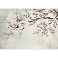 thumbnail image 2 of wall26 - Large Wall Mural - Watercolor Style Ink Painting Pink Cherry Blossom on Vintage Wall Background | Self-Adhesive Vinyl Wallpaper/Removable Modern Wall Decor - 100x144 inches, 2 of 6
