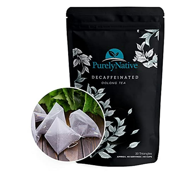 Decaffeinated Oolong Tea Bags, Great For Caffeine Free Hot Brew, Iced