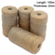 thumbnail image 1 of 4 hilos de yute natural de 100 m, hilo de decoración para manualidades de 2 mm, muy adecuado para manualidades de decoración del hogar, cuerda de cáñamo fina tejida a mano, 1 of 5