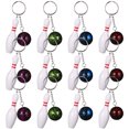 thumbnail image 1 of Mini Bowling Game Set Blue Metal Family Celebration 12Pcs 3In, 1 of 7