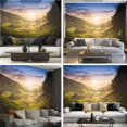 thumbnail image 6 of Peel and Stick Wallpaper Canvas Sunset tea plantation Malaysia Modern Art Wall Mural Decor Self Adhesive and Removable 69in x 98in, 6 of 6