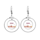 thumbnail image 1 of Doha City Landmark Building Los pendientes cuelgan del aro de la joyería del círculo de la gota Unbranded M, 1 of 3
