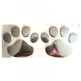 thumbnail image 4 of 3D Chrome Dog Paw Footprint Sticker Decal Auto Car Emblem Decal Decoration (Silver), 4 of 7