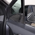 thumbnail image 3 of TINKI 2PCS Front Door Inner Window A-Pillar Cover Trim for Honda Pilot 2016-2022/ Ridgeline 2017-2023/ Passport 2019-2023, Soft Carbon Fiber Automotive Door Panels Guard Sticker Accessories, 3 of 13