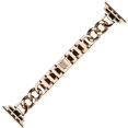thumbnail image 1 of 38/40/41mm Cool Women Chain Metal Smartwatch Bands Compatible for Bands Se Series 5 Series6 Man Durable Adjustable Watch Band Compatible for 7/ 6/5/4/3/2/1-Rose Gold, 1 of 4