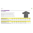 thumbnail image 2 of Tri-Mountain Profile 105 Short Sleeve Pique Golf Shirt, 4X-Large, White, 2 of 2