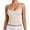 Beige, variant on Unir Women's Basic Scoop Neck Cami Top Adjustable Straps Slim Fit Sleeveless Layering Tank for Everyday Outfits, 1 Piece, XS-XXL