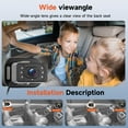 thumbnail image 7 of Podofo 6.86'' Baby Car Camera for Seat HD Bual Rear Facing for Baby, Car Camera for Baby Night Vision Wide View Angle Reusable Sucker Bracket, Easy Install 360° Adjustable, 7 of 7