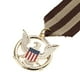 thumbnail image 4 of Insignia tela de de americana del águila americana patriótica Jinwen Pin de broche de medalla vintage, 4 of 7