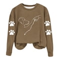 thumbnail image 2 of Neewe Womens Oversized Sweatshirts Hoodies Fleece Crewneck Sweaters MXsual Tops Comfy Fall Fashion Outfits Winter Clothes 2025, 2 of 4
