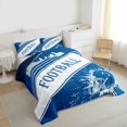 thumbnail image 3 of Homewish Football Print Bedding Comforter Set 2pcs for Female Men Adults,Sport Theme Twin Comforter Sets Microfiber,Ball Gamer Breathable Bedding Set,Ultra Soft Home Decor,Reversible, 3 of 8