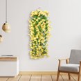 thumbnail image 4 of Ycandiee Artificial Fake Hanging Flowers Plants for Outdoor Spring Decoration, Artificial Hanging Flowers, Faux Silk UV Resistant Look Real Trailing Vines for Outside Home Planter Porch Patio, 4 of 6