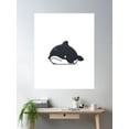 thumbnail image 2 of Whale - Tiny Tide Poster Wall Art, Modern Wall Decor For Living Room Bedroom, 12x18 UNFRAMED, 2 of 3