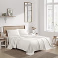 thumbnail image 2 of Brielle Home 400 Thread Count 100% Cotton Sateen Sheet Set, 2 of 6