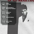 thumbnail image 4 of Men's Scarface Classic Poster  Graphic Tee White 2X Large, 4 of 9
