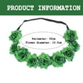 thumbnail image 2 of 2Pack Rose Flower Crown Headband Bridal Wedding Hair Garland Wreath Headdress Hair Accessory for Girls, Women, Children, 2 of 5