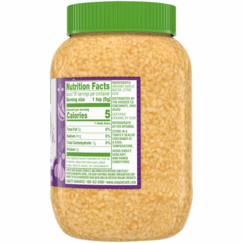 2X-Simple Truth Organic Minced Garlic - 32 oz