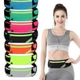 thumbnail image 3 of Running fanny pack, fanny pack for hiking cycling workouts, reflective running belt for running - green, 3 of 5