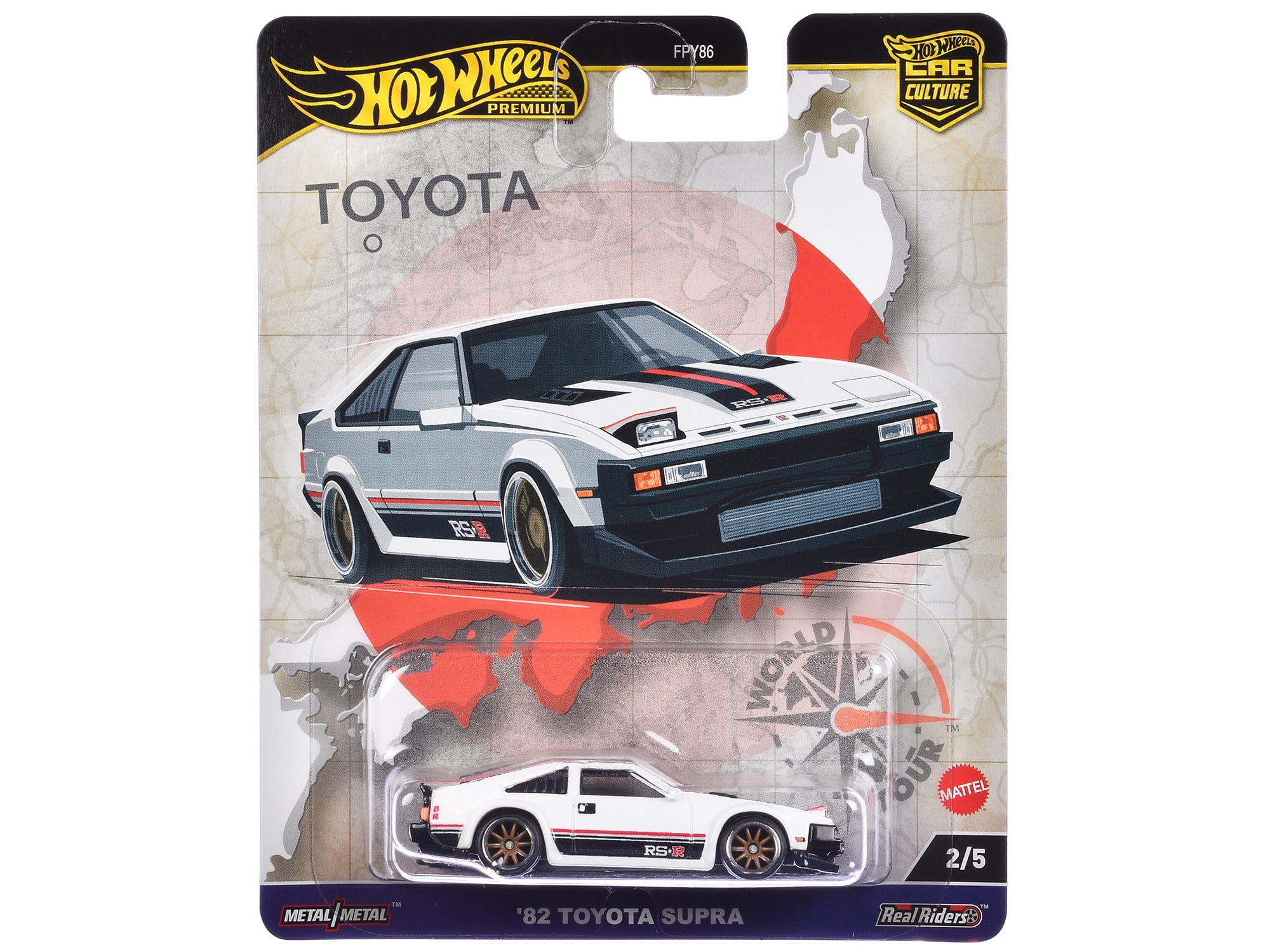 "World Tour" 5 piece Set "Car Culture" 2024 Series A Diecast Model Cars by Hot Wheels