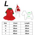 thumbnail image 2 of Disfraz navideño para perros, ropa navideña para mascotas de Año Nuevo para perros y gatos, 2 of 5