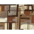 thumbnail image 2 of Haynes, Smith 32x25 Gold Ornate Wood Framed with Double Matting Museum Art Print Titled - Geometric Fluidity 1, 2 of 4