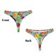 thumbnail image 3 of Balery Vegetable (2) Tangas de Algodón para Mujer con Estampado – Ropa Interior Sexy, Transpirable, G-string-X-Large, 3 of 6