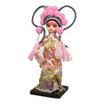 thumbnail image 3 of TISHITA Chinese Doll Statue, Opera Sculpture, Realistic Crafts, Desktop Ornament, Traditional Figurine for Table, Fireplace, Bookshelf, 3 of 8