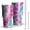 Pink and Blue Tie Dye Pattern, variant on Red and Green Tie Dye Pattern Tumbler 1 Pack, Vacuum Insulated Tapered Car Cup Double Wall Vacuum Insulation Gifts Ideas for Teens Adults Office Workers Teachers