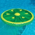 thumbnail image 4 of Swimline 60-Inch Inflatable Heavy-Duty Swimming Pool Lime Slice Float (2 Pack), 4 of 5