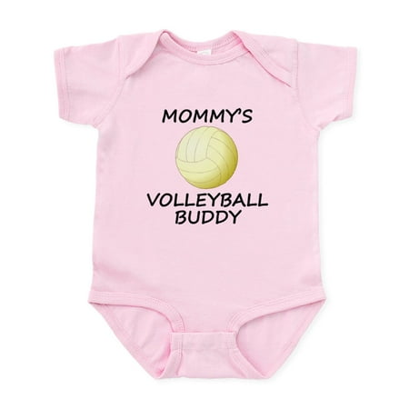 

CafePress - Mommys Volleyball Buddy Body Suit - Baby Light Bodysuit Size Newborn - 24 Months