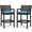 Blue, variant on Memoryfield Outdoor Bar Stools Set of 2, Patio Wicker Bar Chairs with Cushions, for Backyard, Garden, Pool, Balcony & Deck, Black