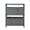thumbnail image 4 of 3 tier grey shelving 11.8x25.6x31.5in, 4 of 5