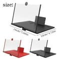 thumbnail image 3 of 2025 Foldable 3D HD Phone Screen Magnifier - Portable Magnifying Stand for 10-12 Inch Screens, Clear Eye Protection, Adjustable Movie Viewing Amplifier, Black, Magnifier, 3 of 8